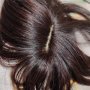 Дамско тупе с бретон естествена коса , снимка 7