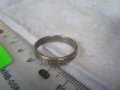 СТАР СРЕБЪРЕН ОРНАМЕНТИРАН РЕТРО АРТ ПРЪСТЕН ХАЛКА ОКСИДИРАНО СРЕБРО РЪЧНА ИЗРАБОТКА 32408, снимка 7