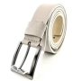 Мъжки колан в бежово естествена кожа класически, снимка 1