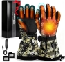 Акумулаторни отопляеми ръкавици Lychee Camouflage, 7.4V, 22.2Wh бързо нагряване, снимка 1