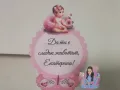 Декорация за бебешка погача - бебе в розово , снимка 1