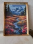 Диамантен гоблен пейзаж-готов и рамкиран, снимка 3