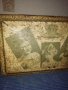 Стара ламаринена кутия с образи на царско семейство. Дървена кутия от пури, снимка 3