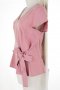 Дамска блуза с къс ръкав в пепел от рози 1st Somnium XL, снимка 4