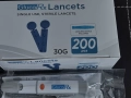Ланцети за еднократна употреба -200 бр. със стерилна писалка, снимка 1