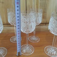 Кристални чаши, снимка 6 - Антикварни и старинни предмети - 36770351