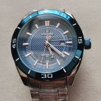 NAVIFORCE SBE-BOX 9210 Луксозен мъжки кварцов часовник с метална верижка, снимка 1 - Мъжки - 43695081