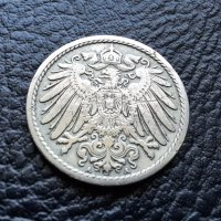 Стара монета 5 пфенига 1904 г.буква  А - Германия  - рядка,топ цена !, снимка 8 - Нумизматика и бонистика - 39740610