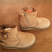 ZARA Real Leather Kids Shoes Размер EUR 20 бебешки зимни естествена кожа 193-12-S, снимка 6 - Бебешки боти и ботуши - 38215819