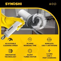  Акумулаторна четка за почистване SYNOSHI, снимка 7 - Други стоки за дома - 42963203
