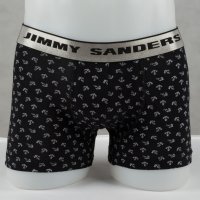 Памучни мъжки боксерки в тъмносиньо, черно и бяло марка Jimmy Sanders, снимка 10 - Бельо - 32475849