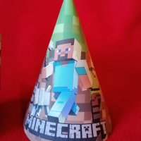 Парти шапки Minecraft, снимка 1 - Други - 33360194