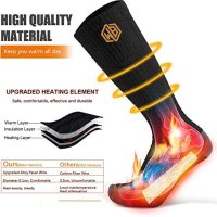 Нови Нагреваеми Чорапи за Спорт и Къмпинг - 4000mAh Батерия, снимка 2 - Други - 44077991