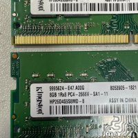 16GB (2x8GB) DDR4 Kinsgton PC4-2666V (2666Mhz,CL-21,1.2V), снимка 3 - RAM памет - 39212320