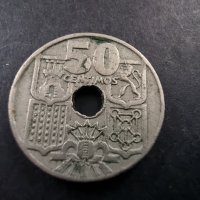 Монета . Испания. 50 сантимос . 1949 год., снимка 4 - Нумизматика и бонистика - 37772875