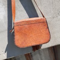 Стара дамска кожена чанта #10, снимка 3 - Антикварни и старинни предмети - 36812906