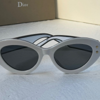 Dior 2023 дамски слънчеви очила котка, снимка 2 - Слънчеви и диоптрични очила - 44865886