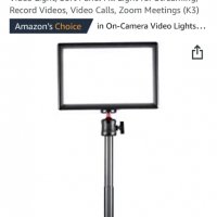 LED видео светлина с регулируема яркост/цветова температура запис на видеоклипове, видео, снимка 1 - Светкавици, студийно осветление - 38734178
