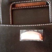 чанта бизнес черна с изтеглящи се дръжки красив дизайн чисто нова, снимка 4 - Чанти - 34721160