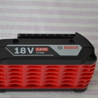 Оригинална, нова батерия Bosch 18V 2.0Ah, снимка 2 - Бормашини - 39611367