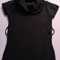 Плетена черна туника, снимка 4 - Туники - 27874078