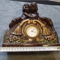Стар каминен часовник , снимка 1 - Антикварни и старинни предмети - 38767437