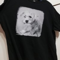 Нова тениска с куче Л, снимка 2 - Тениски - 28732622