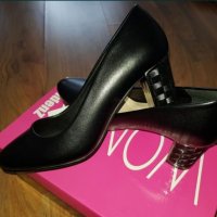 Черни елегантни обувки, снимка 6 - Дамски обувки на ток - 38008721
