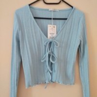 Дамска къса блуза PULL and BEAR  M, снимка 1 - Блузи с дълъг ръкав и пуловери - 43242746