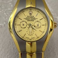 Стилен дамски часовник по модел на Rolex Cosmograph Daytona Oyster Perpetual, нов, кварц, елегантен, снимка 7 - Дамски - 38348038
