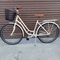Градски Дамски Велосипед - 26 инча, с Ниска Рамка и Предна Кошница - Стил и Комфорт в Едно!, снимка 4 - Велосипеди - 43559841