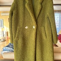 Зелено палто Teddy Bear, снимка 3 - Палта, манта - 43400390