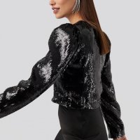 Елегантна оригинална блуза, снимка 3 - Блузи с дълъг ръкав и пуловери - 36793360