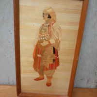Старо дървено пано  носия  38 / 22  см, снимка 7 - Антикварни и старинни предмети - 43389761