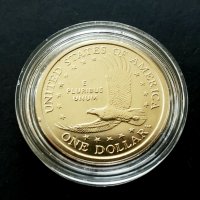 Оригинална монета.САЩ.. Един Американски долар 2000 г., снимка 1 - Нумизматика и бонистика - 33220975