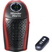 Стенна вентилаторна печка Wonder Warm мини малка духалка за контакт 400W, снимка 1 - Печки, фурни - 43322682