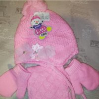 Шапка, шал и ръкавици детски комплекти за бебета и по големи децаи, снимка 3 - Шапки, шалове и ръкавици - 39266350