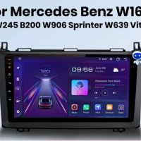 Мултимедия Андроид Mercedes Benz W169,W245,B200,W906 Sprinter,W639 Vito, снимка 2 - Навигация за кола - 40591480