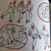 Карате / Karate - обширна книга стотици позиции/рисунки ( на словашки), Карате на бълг.език - 2 кн., снимка 7 - Специализирана литература - 37614033