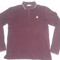 Moncler Maglia Polo Manica Lunga (L) мъжка блуза, снимка 1 - Блузи - 43520010