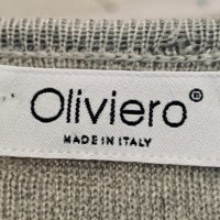 Прекрасна жилетка OLIVIERO Италия,гладък меринос, снимка 2 - Жилетки - 35520567
