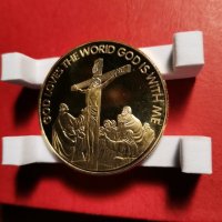 Сувенирна монета "Исус Христос", колекция от колекционерски възпоменателни монети за Коледа, снимка 5 - Нумизматика и бонистика - 35272000