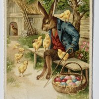 Стара Великденска картичка, снимка 1 - Филателия - 44138223
