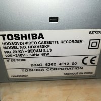 TOSHIBA RDXV50KF hifi VCR/HDD/DVD/USB/DVB/HDMI RECORDER 3007211210, снимка 6 - Плейъри, домашно кино, прожектори - 33669327