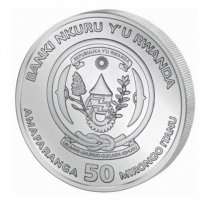 Сребро 1 oz Галаго Руанда 2020, снимка 2 - Нумизматика и бонистика - 38448032