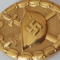 Немски орден първа степен златен"За раняване"WW2, снимка 7 - Антикварни и старинни предмети - 36692608