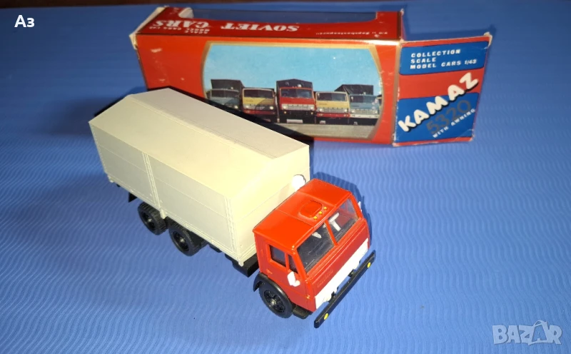 Руски съветски соц модел КАМАЗ 5320 1:43 СССР Made in USSR, снимка 1