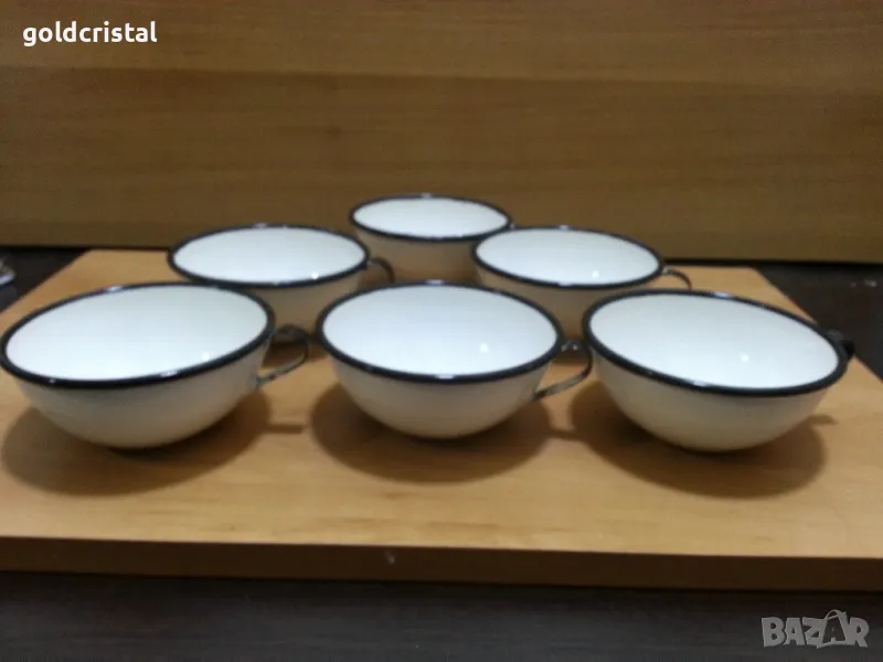 ретро метални емайлирани чаши , снимка 1