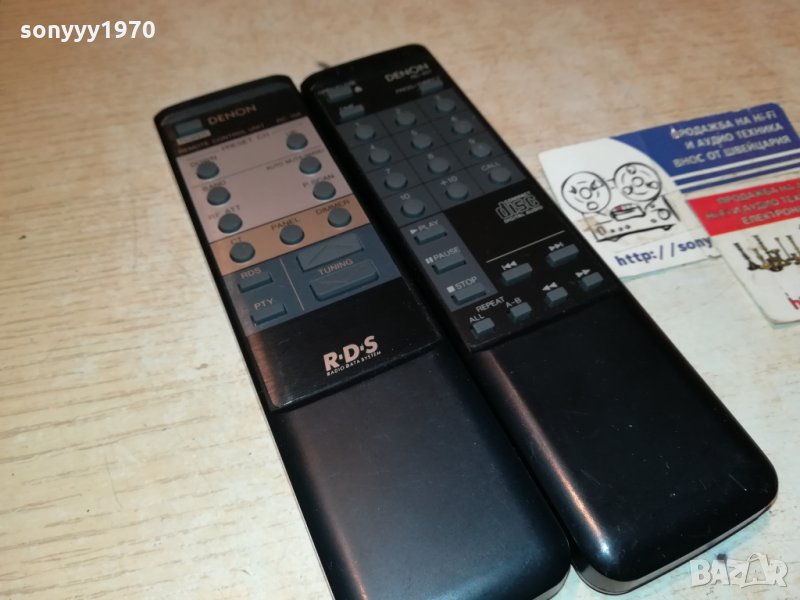DENON CD & TUNER REMOTE CONTROL-SWISS 1911210915, снимка 1