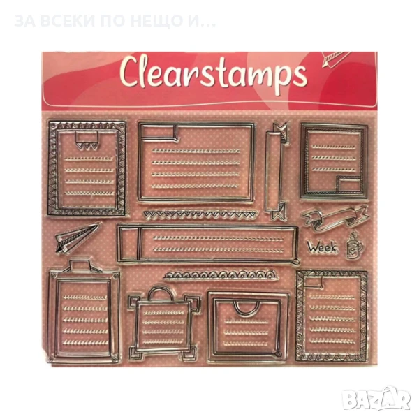 Силиконови печати Notes, снимка 1